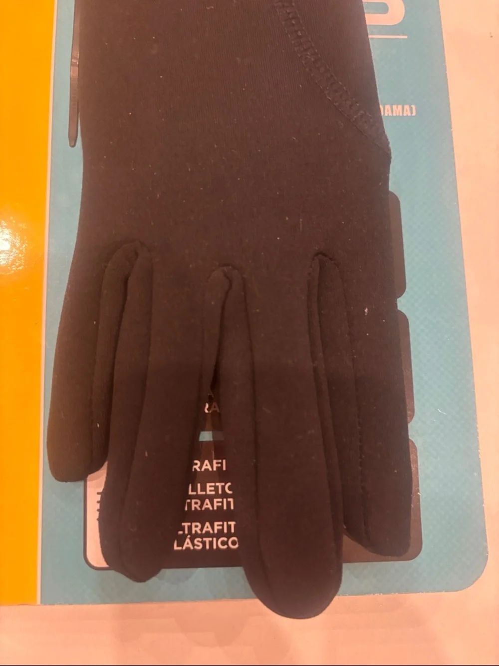HEAD Black Winter Gloves with Subtle Logo